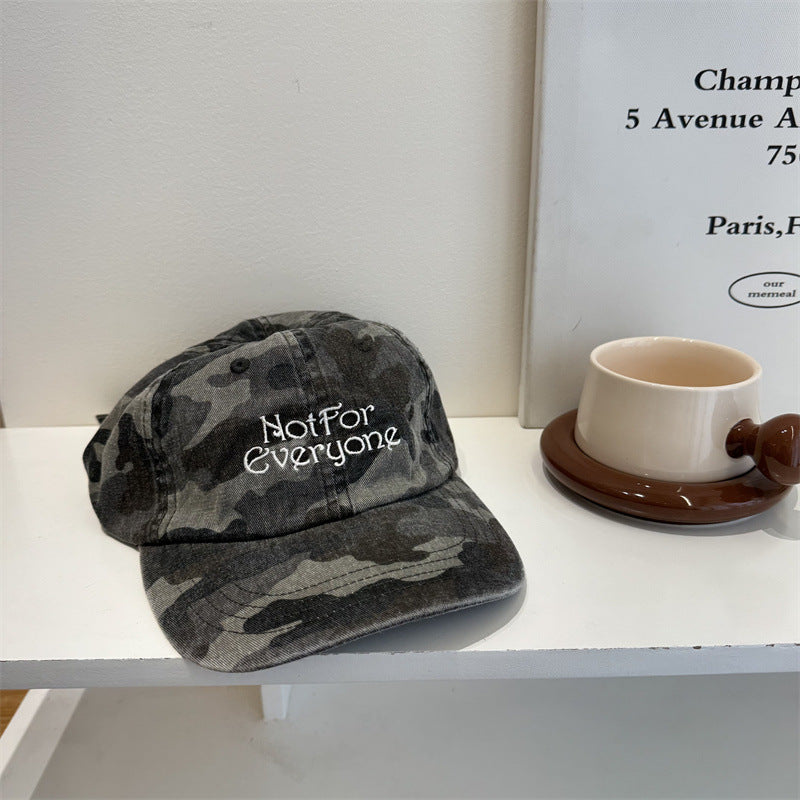 Men's Casual Cotton Embroidered Cap Bowlift
