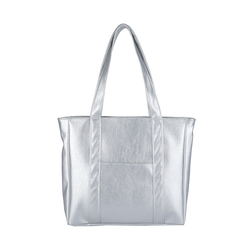 Classic Faux Leather Tote Bag Bowlift