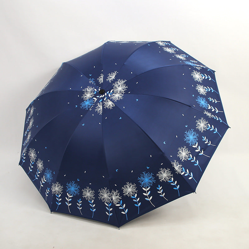 Women's umbrella with floral design Bowlift