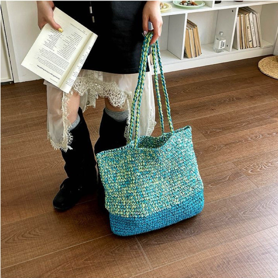 Hand-knotted Tote Bag Made of Sustainable Material Bowlift