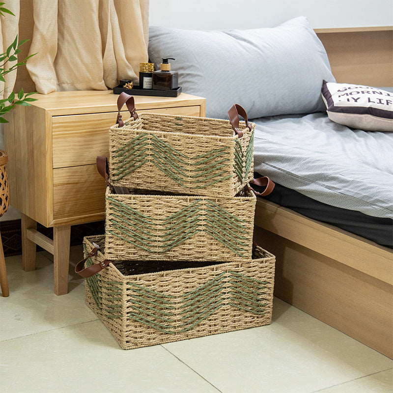 Handmade storage basket made of natural fibers Bowlift