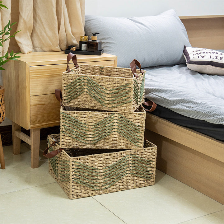 Handmade storage basket made of natural fibers Bowlift