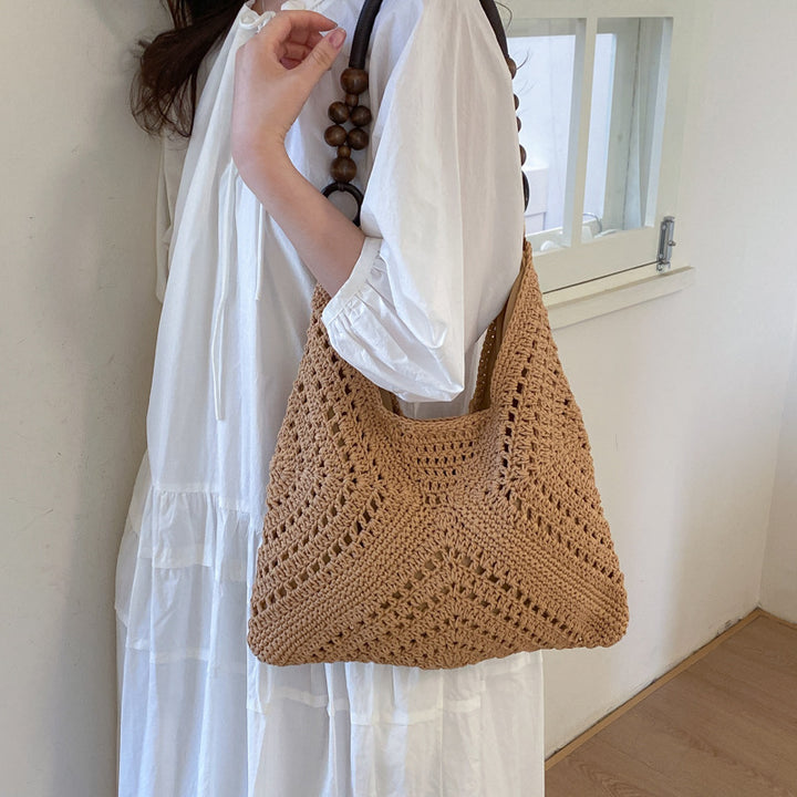 Handmade chunky knit bag Bowlift