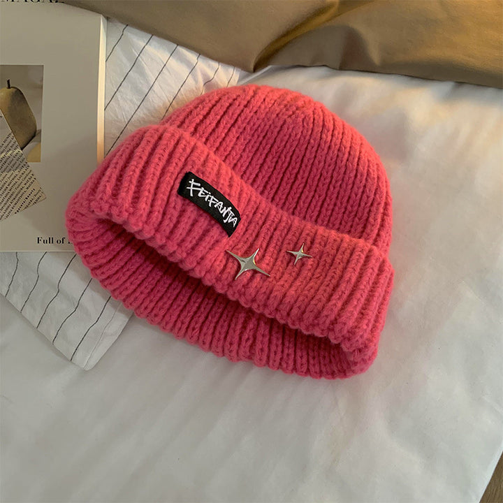 Stylish Ribbed Knit Beanie