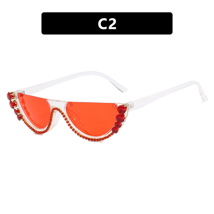 Women's stylish designer sunglasses with sparkling accents Bowlift