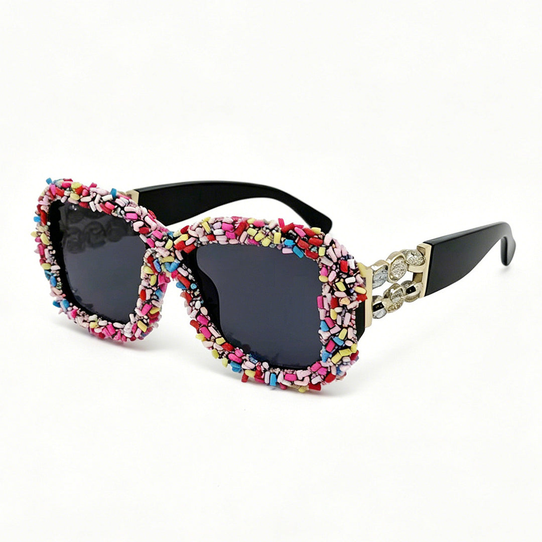 Women's sunglasses with creative candy trim Bowlift
