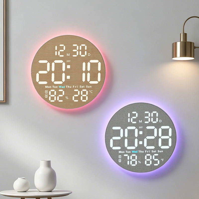 Innovative wooden digital alarm clock Bowlift