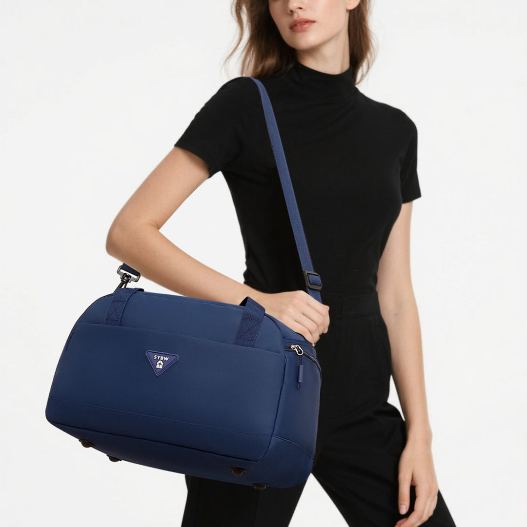 Sporty Duffel Bag With Innovative Compartment System Bowlift