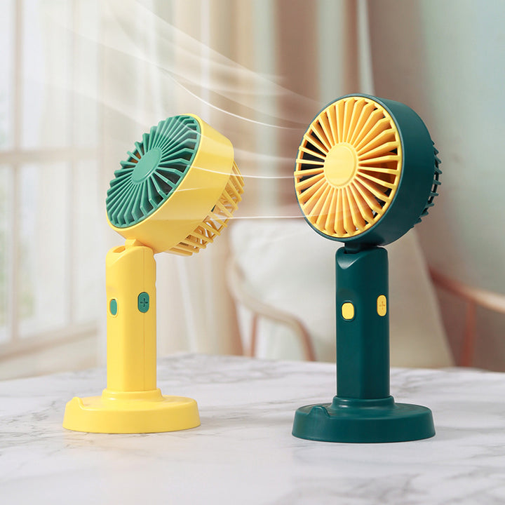 Unisex Portable Table Fan with Charging Station Bowlift