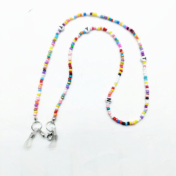 Colorful bead glasses chain Bowlift