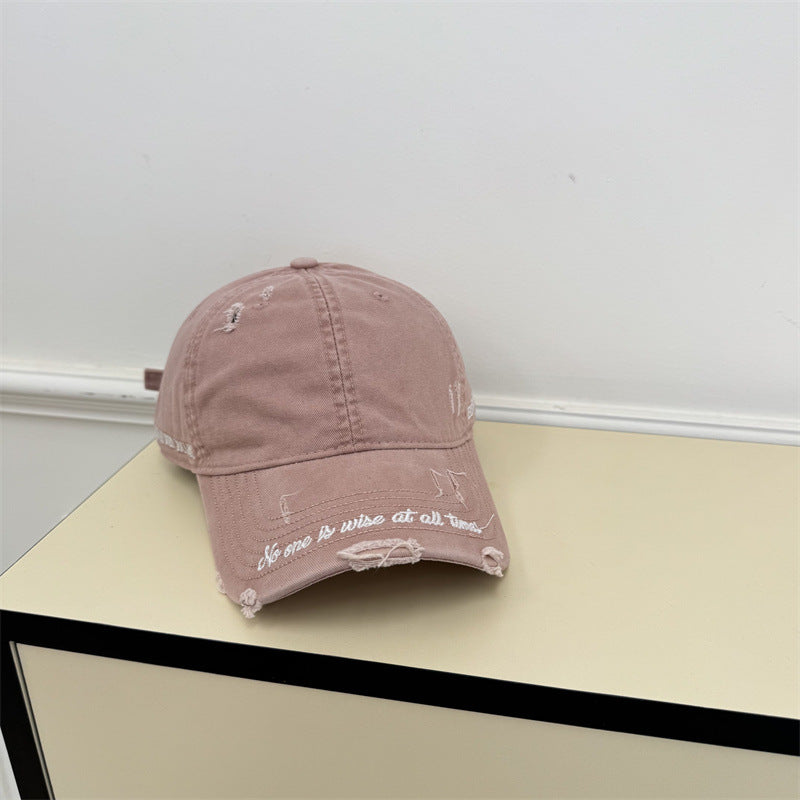 Men's Vintage Distressed Baseball Cap Bowlift