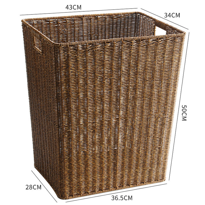 Large Handwoven Storage Bin Bowlift