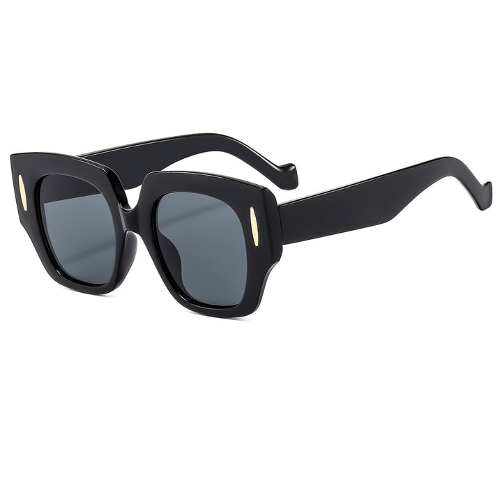 Women's Geometric Oversized Sunglasses with Luxurious Accent Bowlift