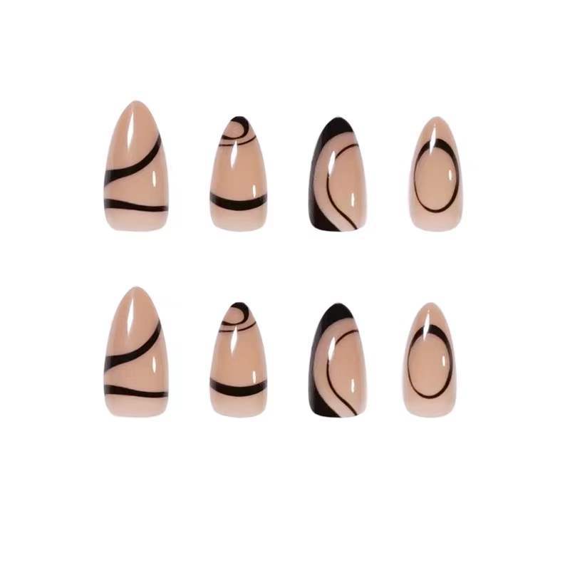 Artificial nails with elegant minimalist design Bowlift