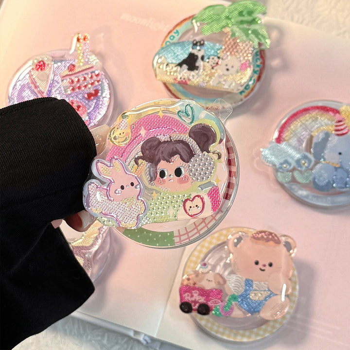 Kawaii Elephant Smartphone Finger Holder Case Bowlift