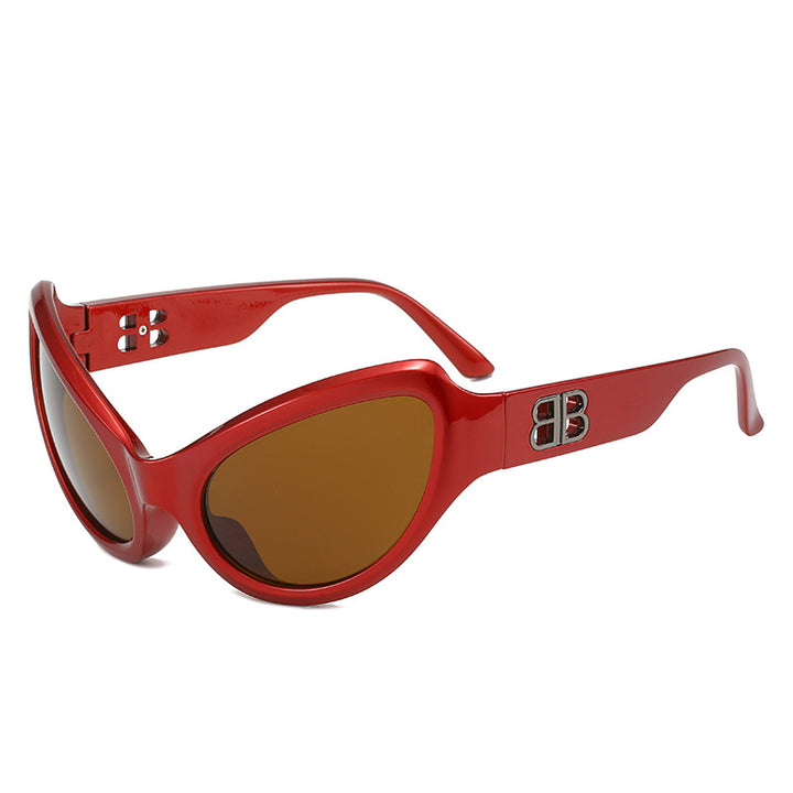Ladies elegant Cat-Eye sunglasses with high-quality UV protection lenses Bowlift