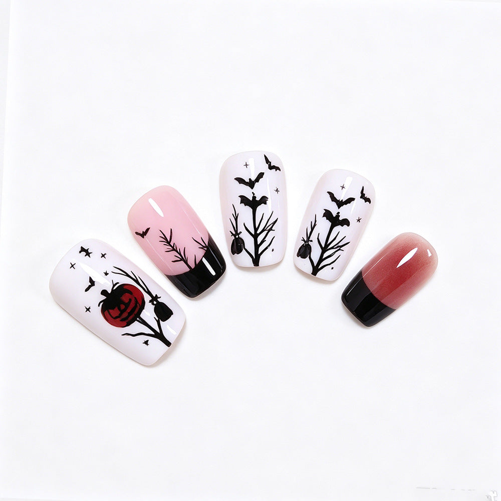 Themed Halloween Nail Art Design Bowlift