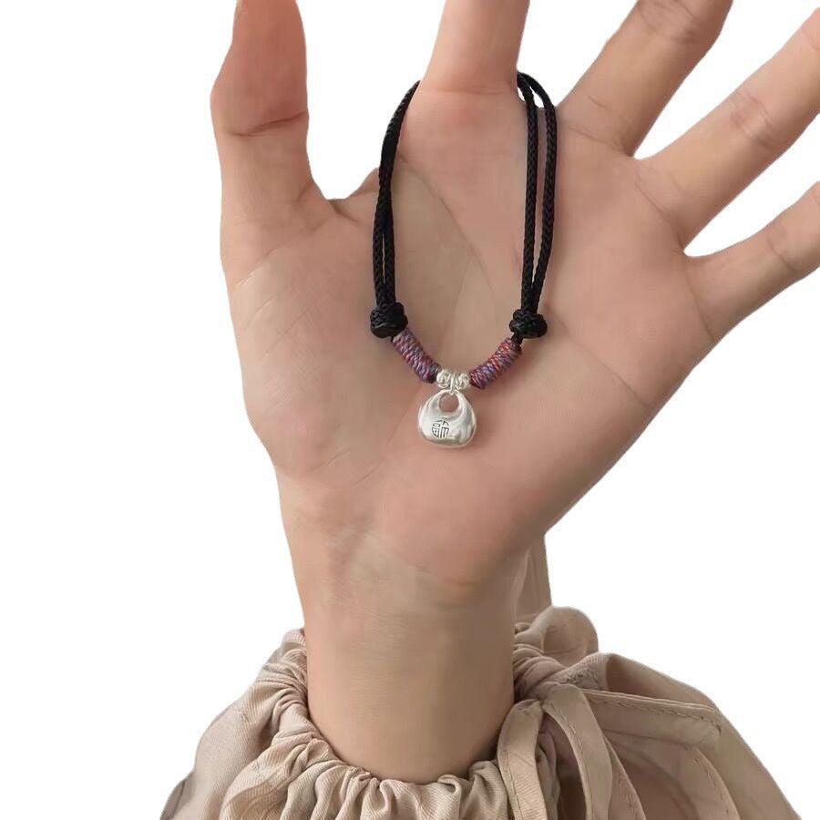 Adjustable Handmade Bell Charm Necklace Bowlift