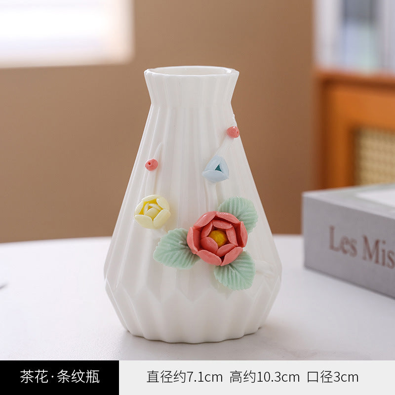 Decorative Floral Ceramic Vase