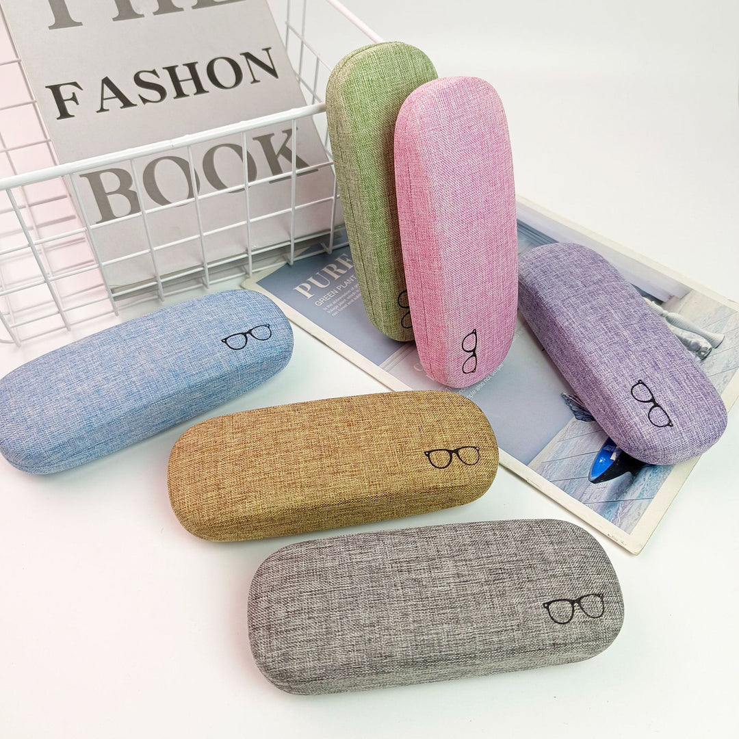 Protective Hard-shell Fabric Eyeglass Case Bowlift