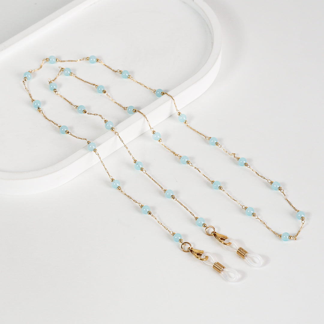Elegant Beaded Glasses Chain Bowlift