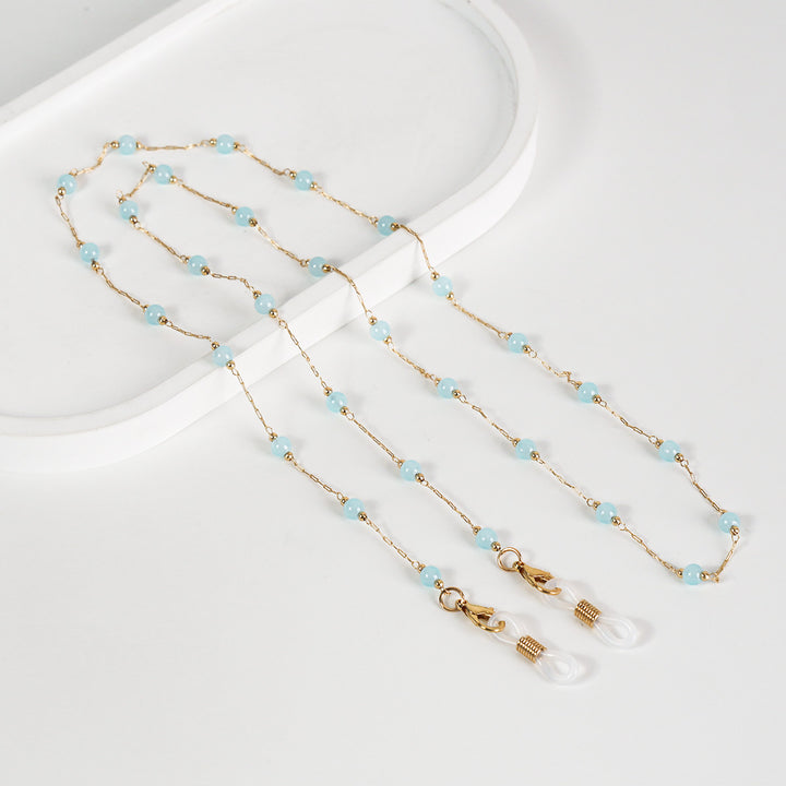 Elegant Beaded Glasses Chain Bowlift