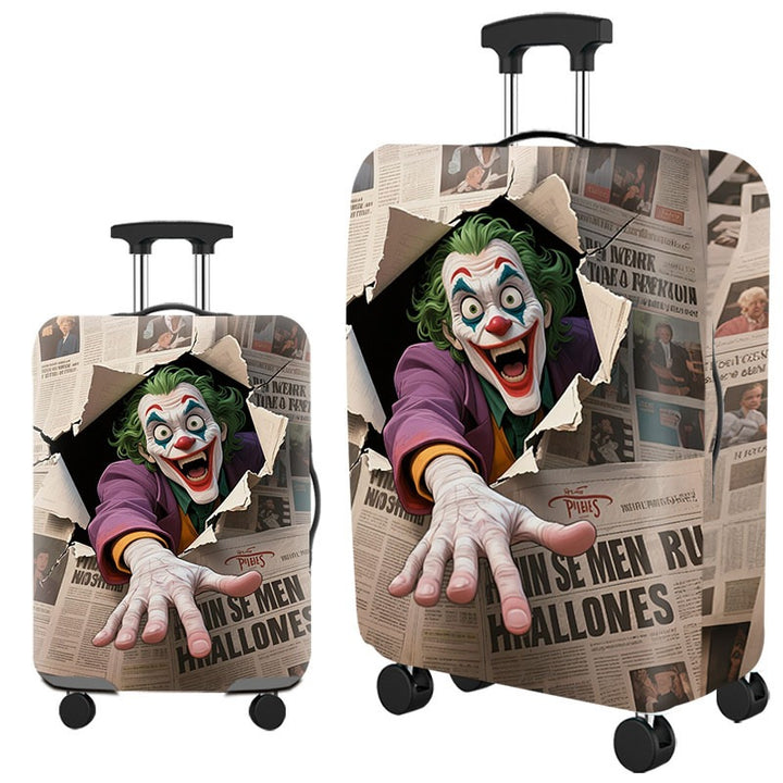 Artistic Cat-Themed Hard Shell Suitcase Bowlift