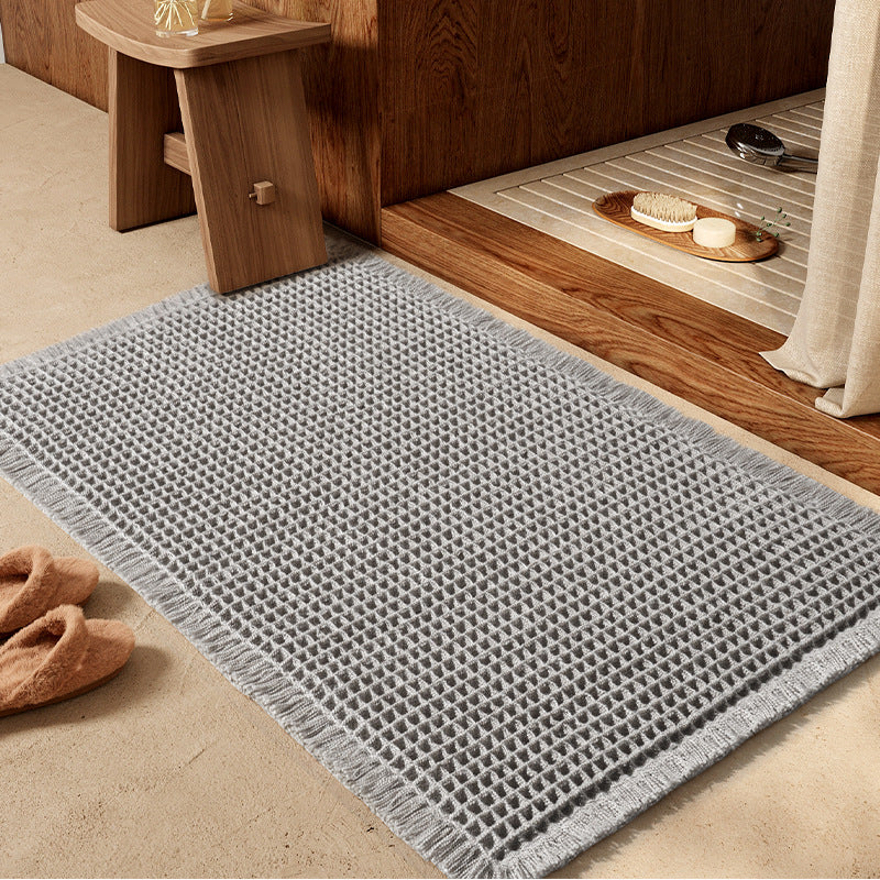Textured Woven Area Mat Bowlift