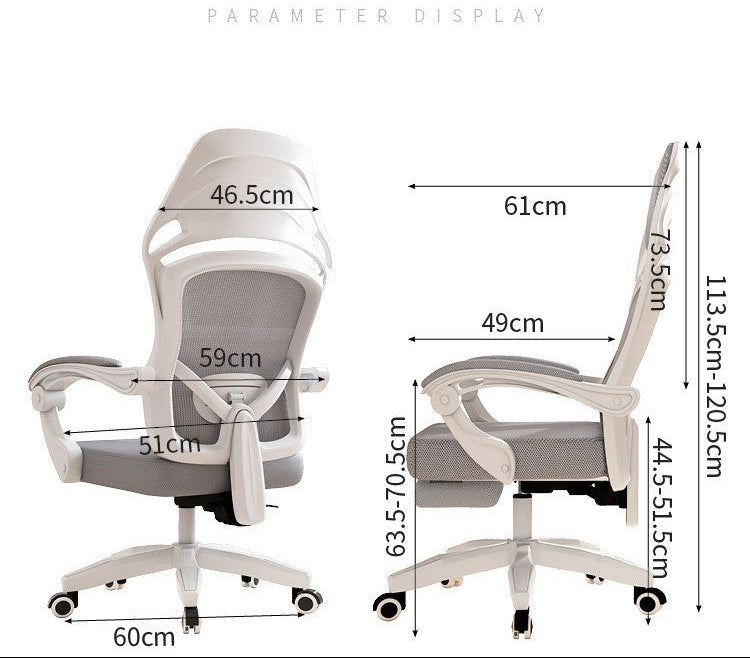Adjustable Ergonomic Study Chair Bowlift