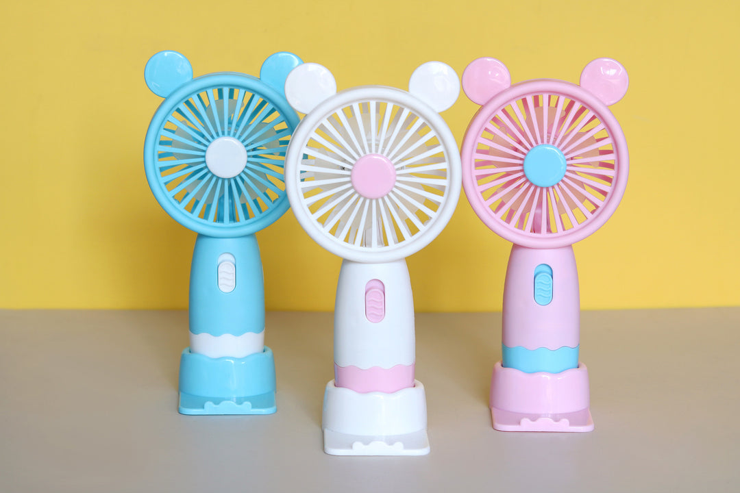 Unisex Portable Mini Fan with Animal Ear Design Bowlift