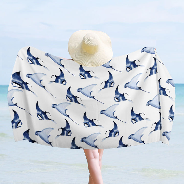 Beach towel with maritime design Bowlift