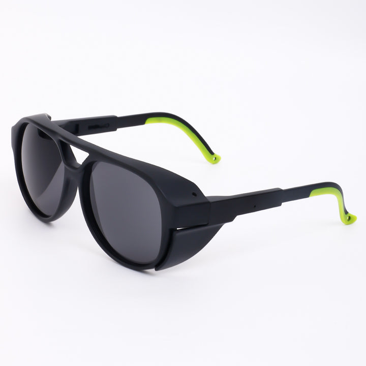Women's oversized sunglasses in geometric design with sturdy frame and polarized lenses Bowlift