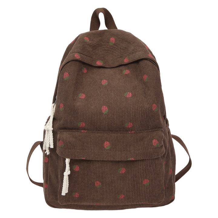 Backpack with Playful Fruit Pattern Bowlift