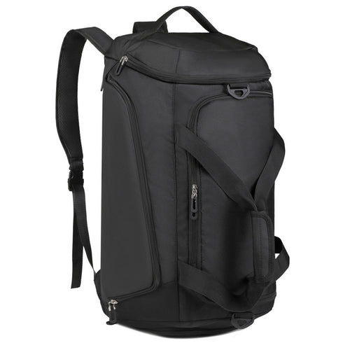 Unisex sporty travel bag with reinforced bottom and ventilation compartments Bowlift
