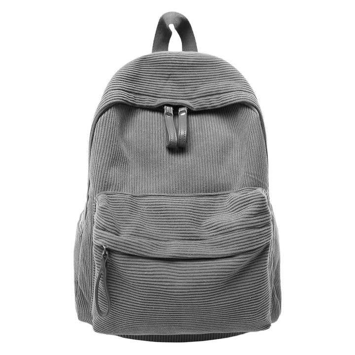 Textured Fabric Casual Backpack Bowlift