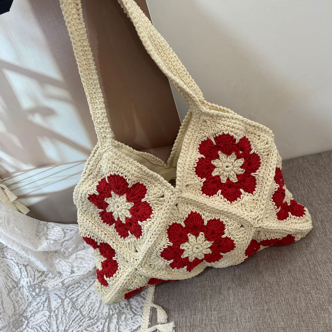 Hand-knotted flower bag Bowlift