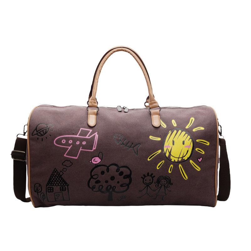 Artistic Doodle Travel Duffle Bag Bowlift
