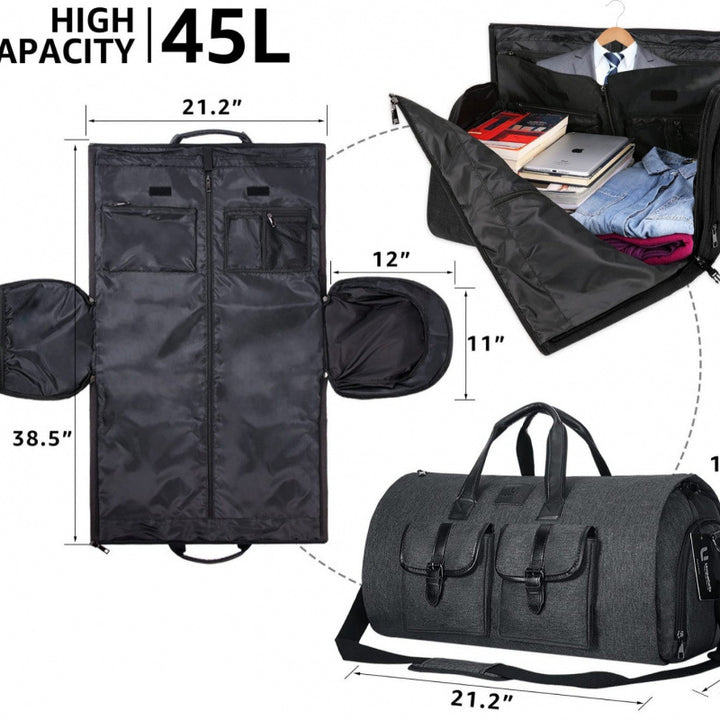 Sleek and Spacious Weekend Duffle Bag Bowlift