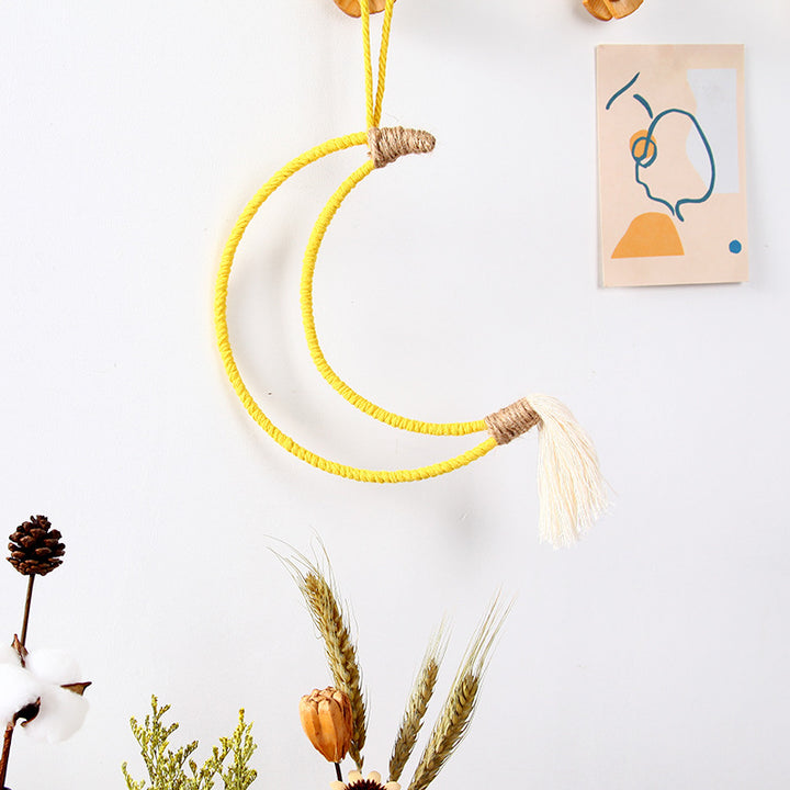 Macrame Crescent Wall Decor Bowlift