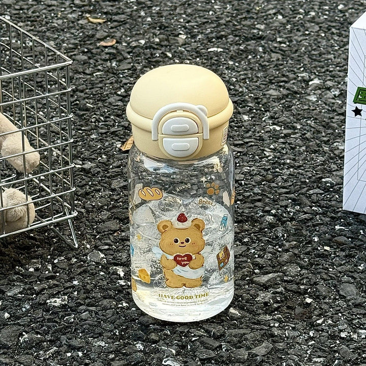 Ladies child-friendly drinking bottle with funny dog design Bowlift