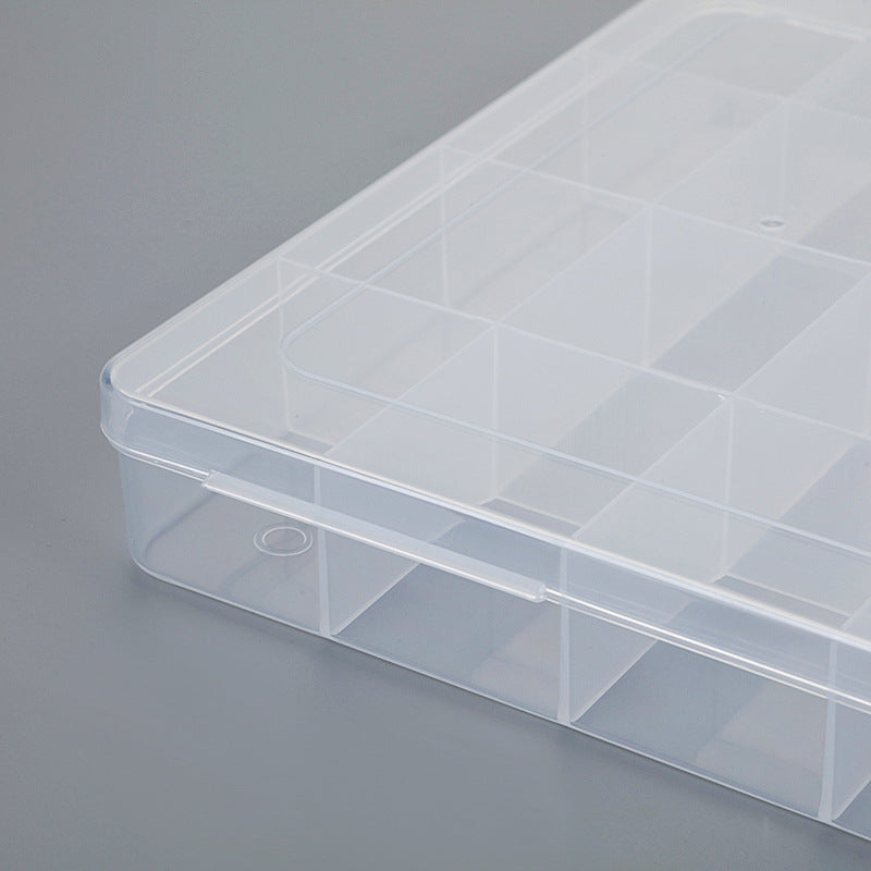 Multi-Divided Clear Craft Storage Organizer Bowlift