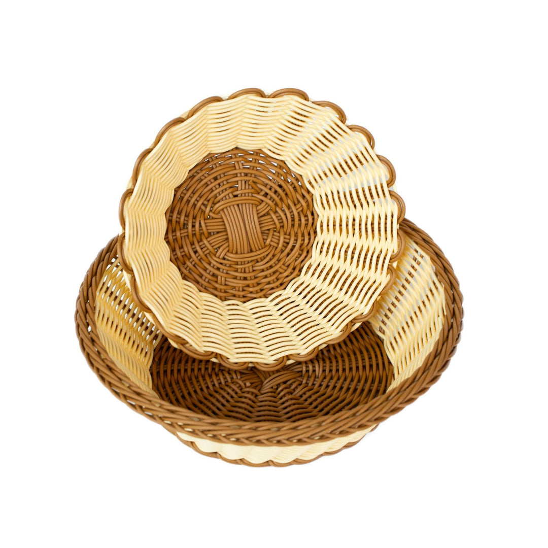 Women's Aesthetic Fruit Bowl with Scalloped Design Bowlift