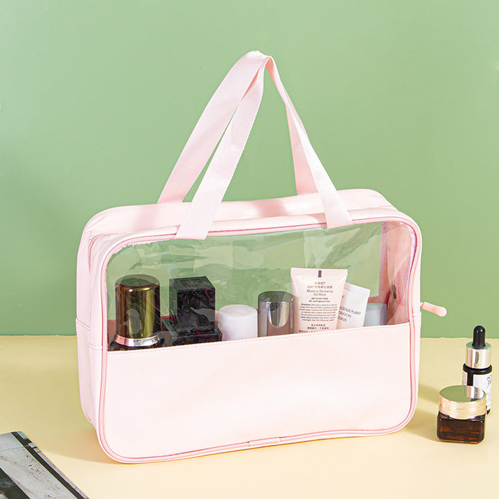 Cosmetic bag with transparent compartments Bowlift