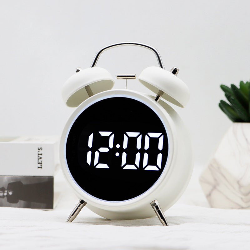 Digital Alarm Clock with High-Resolution LED Display Bowlift