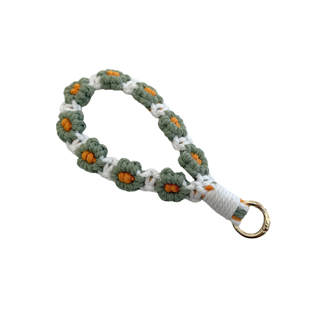 Floral Macrame Keychain Holder Bowlift