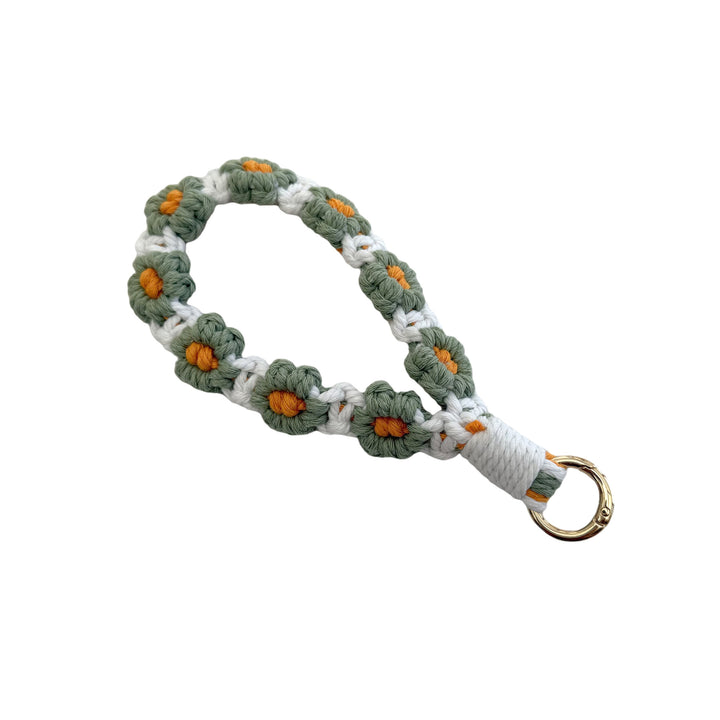 Floral Macrame Keychain Holder Bowlift