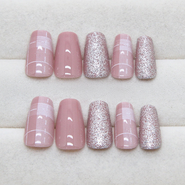 Elegant Press-On Nail Design Bowlift