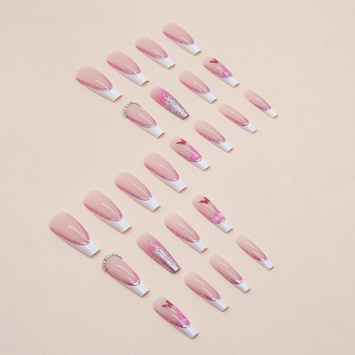 Decorative Butterfly Nail Art Extensions Bowlift