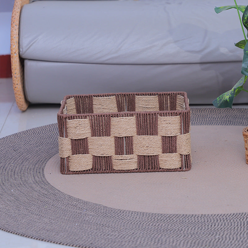 Decorative Woven Storage Cube Bowlift