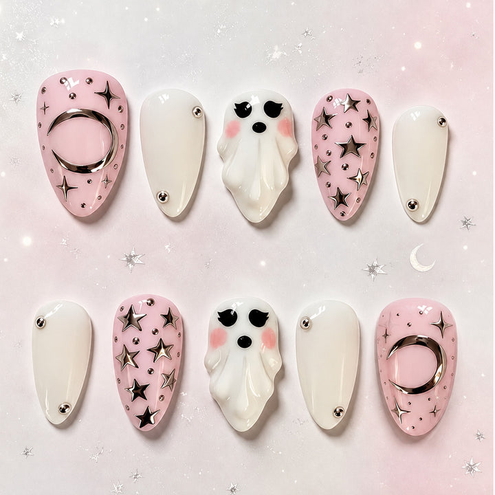 Creative Halloween Nail Art Set with Creepy Designs Bowlift
